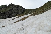68 Il cielo si rannuvola, neve sul sentiero per il Ponternica, meglio rinunciare ...